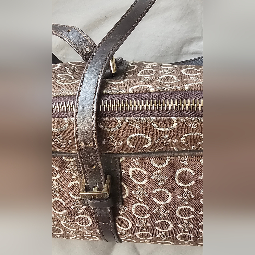CELINE VINTAGE MACADAM BARREL BAG (FINAL SALE) - Picture 8 of 14